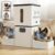 Yakry Automatic Cat Feeder for 2 Cats – Two HD Cameras Easy Setup 5GHz Stable WiFi Dog Food Dispenser with HD Night Vision – 8L Pet Feeder with Dual Bowls for Multi-Cat & Small Dogs Indoor
