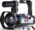 8K 64MP Video Camera Camcorder IR Night Vision Vlogging Camera 18X Zoom WiFi Digital Camera for YouTube 3.0” Touch Screen Camcorder with 64GB SD Card, 2 Batteries, Remote Control, Mic and Stabilizer