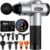 TOLOCO Massage Gun, Muscle Massage Gun Deep Tissue for Athletes with 10 Massage Heads, Electric Percussion Massager for Any Pain Relief, Valentines Day Gifts for Him Her, Silver