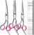5 in1 Dog Grooming Scissors Kit, Professional Dog Scissors for Grooming with Safety Round Tips, Titanium Coated Grooming Shears for Dogs Cat Pet At Home