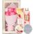 Mothers Day Gifts for Mom, Spa Birthday Gift Baskets for Women Her Wife Girlfriend, with Rose Scented Shower Gel, Body Scrub, Body Lotion, Hand Soap