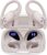PocBuds Bluetooth Headphones Wireless Earbuds 80hrs Playtime Wireless Charging Case Digital Display Sport Ear Buds with Earhook Deep Bass IPX7 Waterproof Over-Ear Earphones for Phone Laptop Beige