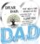 Gifts for Dad, Dad Birthday Gifts – Acrylic Heart Dad Plaque 3.9×3.7inch, Valentines Day Christmas Fathers Day Present for Dad from Daughter Son Wife, Memorial Gifts for Loss of Dad