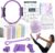 Pilates Ring Set for Women, 12″ Pilates Ring and Ball Set with Resistance Bands for Home Workouts, Portable Pilates Kit with Bag & 2 Training Poster for Full Body Exercise