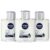 NIVEA MEN Sensitive Post Shave Balm, with VitaminPro Complex, Alcohol Free After Shave Balm for Men, 3.3 Fl Oz Bottle, Pack of 3