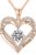 18K Rose Gold Necklaces for Women Birthday Gifts for Women Jewelry for Women Birthday Gifts for Wife Girlfriend Daughter Wife Birthday Gifts for Anniversary Mothers Day Christmas Valentines Gifts