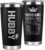 Mocosweeties Gifts for Husband from Wife – Wedding Anniversary for Him, Valentines Day, Fathers Day, Birthday Gifts for Him – Present for Husband from Wife – 20 Oz Black Stainless Steel Tumbler