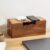 LiTY Acacia Wood Cable Management Box, Wooden Cord Hider & Organizer for Power Strip, Electrical Hiding, TV Wires, Desk & Floor Cables – Office Under Desk Cable Storage Box for Wire