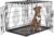 Dog Crate – Medium 36 Inch Double Door Portable Dog Cage, Metal Wire Pet Kennel with Secure Lock, Leak-Proof Pan Tray, Foldable Design for Dogs Pets Indoor Training and Outdoor Trave