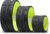 Back Roller Wheel – 3 Pack Yoga Foam Roller for Physical Therapy & Back Stretcher, Deep Tissue Massage for Pain Relief & Stretching | Green.