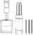 MUB 10ml Perfume Travel Refillable Atomizer Bottle Glass Unique Top-Filling Leak-Proof Spray Bottle Atomizer Sprayer for Perfume Cologne Mini Travel Size Empty Pocket Portable