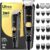 Ufree 3-in-1 Beard Trimmer for Men, Valentine Gifts for Men, IPX6 Waterproof Men’s Electric Razor Shaver for Mustache, Professional Hair Trimmer Clippers, Type-C Body Grooming Kit