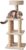 Amazon Basics Cat Tree Tower – Multi-Level Climbing Activity Center for Indoor Cats & Kittens with Scratching Posts, Platform, Jute Rope, Large (45.9″H), Beige
