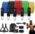 WHATAFIT Resistance Bands Set with Handles – Exercise Bands Home Gym Strength Training Equipment, Includes Door Anchor & Ankle Straps for Full Body Workout Bands, Physical Therapy – for Men and Women