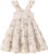 Kids Toddler Baby Girls Rainbow Dress Princess Sleeveless Beach Butterfly Sundress
