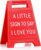 Mini Sign Valentine’s Decoration Anniversary Present – Valentines Day Romantic I Love You Sign – Fun Boyfriend – Cute Birthday, Christmas, Wedding Gift for Girlfriend, Wife, Fiancee