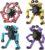 Easter Basket Stuffers,Transformable Fidget Spinners Toys 4 Pcs for Kids and Adults Stress Relief Sensory Toys for Boys and Girls Age 8-13 Fingertip Gyros Easter Party Favors Birthday Gifts for Teens
