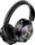 Noise Cancelling Over Ear Wireless Bluetooth Headphones with Microphone, 65h Playtime, Clear Calls, Comfort Fit for Travel (Black)