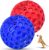2 Pack Indestructible Squeaky Dog Balls for Aggressive Chewers, Interactive Dog Toys for Teething, Relieving Anxiety. Chew Toy for Large, Medium Breeds, Outdoor Rubber Balls.