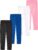 Garanimals Baby & Toddler Girl Heart Leggings – Machine-Washable Kid’s Clothes – Size 6T – Pink, White, Navy Blue, Black – 4 Pack