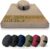 Meditation Cushion Mat Set HEMP – Round Zafu Floor Pillow Organic Buckwheat Pillow + Cotton Filled Zabuton Prayer Pad – Meditation Pillow Yoga Knee Pad – Made in USA – 14″ Round, NATURAL Hemp
