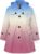 Betusline Girl’s Rain Jackets Lightweight Waterproof Hooded Trench Coat Raincoats for Kids,2-14 Years