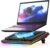llano V12 Gaming Laptop Cooling Pad, RGB Laptop Cooler, Laptop Cooling Fan Stand with 5.5 Inch Powerful Turbofan, for 15.6-19in Laptop, Adjustable Speed, Dustproof, 3-Port USB Hub, Black (RGB)