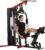 Fitvids Multifunctional Home Gym Equipment with 122.5 lbs Weight Stack, Full Body Workout Weight Machine, All-in-One Strength Training Exercise Equipment with Pulley System & Leg Press