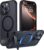 Temdan Magnetic Compatible with iPhone 16 Pro Max Case, [Built-in Invisible Kickstand][Compatible with MagSafe] [Military Grade Shockproof] Slim Translucent Matte Phone Case for iPhone 16 Pro Max 6.9″