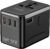VYLEE Universal Travel Adapter, PD100W GaN International Power Adapter with 3 USB C and 1 USB A Charging Ports, All in One Power Outlet, Worldwide Plug Adapter for US to European UK AUS Ireland(Black)