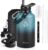 Insulated Water Bottle 64 oz, Triple Wall Vacuum Stainless Steel (Cold for 48 Hrs), Leak Proof & Non-BPA, Half Gallon Water Flask Jug with Paracord Handle & Straw Spout Lids