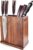 XYJ Magnetic Knife Block Holder,Double Side Magnetic Knife Stand,Acacia Wood,Extra Large Capacity Magnet Knife Storage for Knives and Utensils,Kitchen Organizer Rack Tool Without Knives