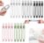Data Cable Organizer, 2026 Upgrade Silicone Headphone Organizer, Silicone Cable Ties Reusable Cable Management Organizer Multipurpose Elastic Cord Organizer for Bundling and Fastening Cable (20Pcs)