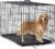 BestPet | Dog Crate | 48″ | Black | Foldable Metal Kennel with Double Doors, Secure Slide-Bolt Latches, Leakproof Tray | Portable Dog Cage for Large Breeds | for Travel, Indoor & Outdoor Use
