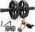VINSGUIR Ab Roller Wheel for Beginners to Pros, Ab Roller with Adjustable & Detachable Resistance Band, Core Workout Equipment for Home Gym, Abdominal Wheel with Exercise Guide and Knee Pad, Men Women
