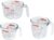 Pyrex Essentials (3-Pack) Glass Measuring Cups Set, (1, 2 & 4 Cup) Measuring Cups For Prepping, Baking and Cooking, Preheated Oven, Dishwasher, Freezer, and Microwave Safe