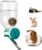 Choco Nose No-Drip Water Bottle Feeder for Guinea Pigs, Hamsters, Bunnies, Ferrets, & Small Pets, 10.2 fl.oz, 300ml – Easy to Install in Cages/Crates, US Patented Leakproof Nozzle 10mm, Green (C128)