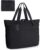 BAGSMART Tote Bag for Women, Foldable Tote Bag With Zipper Travel Large Shoulder Bag Handbag for Work