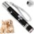 UMSIS Cat Toy, Distinctive Black Painted Metal Casing with Paw Print Design, USB Rechargeable, 7 Adjustable Patterns,Portable Interactive Chase Toy for Indoor Cats & Dogs Training and Exercise
