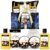 SpaLife Luxury Spa Skincare Sandalwood Gift Set for Men | Mens Body Wash Gifts | Mens Gift Set for Bath and Body | Gifts for Men | Cleansing, Moisturizing, Exfoliating | 7-Piece Bundle