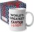 World’s Greatest Farter Funny Fathers Day Coffee Mug | Best Farter Ever Coffee Cup – Funny Fathers Day Mugs from Son Daughter Kids | Cool Christmas Presents Fun Birthday Gag Gifts (WGF White)