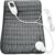 Electric Heating pad with 6 Heat Settings, Auto Shut Off, Dry Electric Heating for Back Neck Knee Arms Legs Shoulder Heat Pads for Christmas Birthday Father’s Day Mother’s Day (24″X12″, Dark Gray)