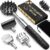 TUKUOS Telescoping Back Scratcher with 5 Detachable Scratching Heads, Rubber Handles, Anniversary Birthday Gifts for Men Women Back Scratcher for Men/Dad/Women/Adults