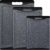 Extra Large Cutting Boards, Plastic Cutting Boards for Kitchen (Set of 3) Cutting Board Set Dishwasher Chopping Board with Juice Grooves Easy-Grip Handles, Dark Grey, Empune