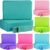 Meooeck 18 Pcs Yoga Blocks and Strap Set Include 12 EVA Foam Yoga Blocks Bulk 9″x6″x3″ with 6 Adjustable 8 ft Straps D Ring Non Slip Props for Stretching Pilates Workout Studio Home Gym