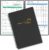Wellness Planner & Fitness Log – Daily Diet & Health Journal with Weight Loss, Wellness Journal Notebook for Tracking Fitness, Sleep, Nutrition, Meal, Habits, A5(5.8 x 8.6 inch) (Black Golden)