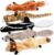 Dog Squeak Toys, No Stuffing Plush Dogs Chew Toy Bundle for Small Medium Large Breed Chewer Tough Durable Squeaky Pet Fetch Puppy Teething Chewing Interactive to Keep Them Busy Best Birthday Gift