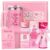 Gift Set for Women Self Care – Pink Birthday Gifts Basket for Women Best Friend Sister Daughter, Easter Mothers Day Relaxation Gifts Spa Gift Basket Self Care Package for Her w/ 40oz Insulated Tumbler