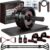 Readaeer Ab Roller Wheel, Ab Exercise Wheels Kit with Ab Roller, Resistance Bands, Knee Mat, Jump Rope, Push-Up Bar