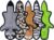SHARLOVY No Stuffing Dog Toys Crinkle Squeaky, Long Lasting Chews for Aggressive, Durable Plush Dog Puppy Chew Toys for Teething, with 6 Tough Layers for Small Medium Large Breed